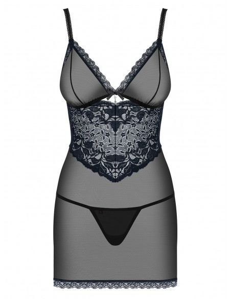 Bielizna Nocna 866-Che-1 Koszulka I Stringi  S/M - Koszule nocne - 3