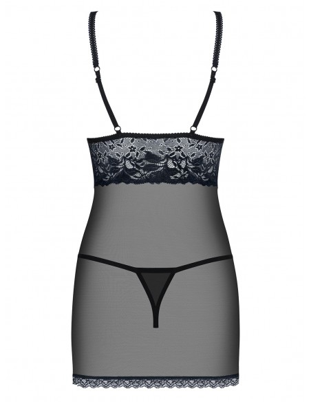 Bielizna Nocna 866-Che-1 Koszulka I Stringi  S/M - Koszule nocne - 4