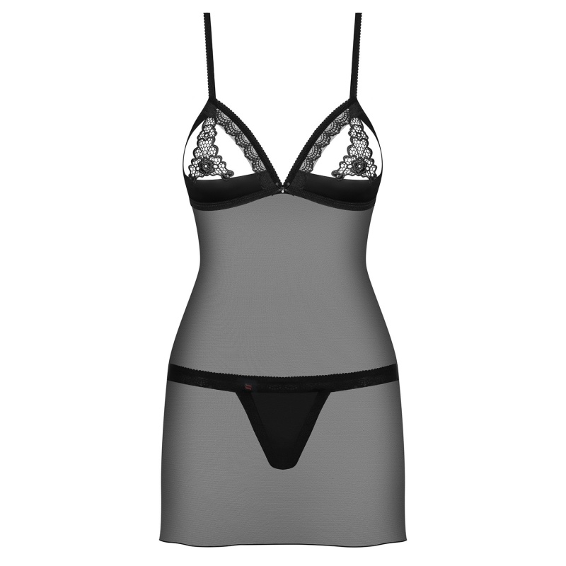 Bielizna Nocna 865-Che-1 Koszulka I Stringi - 3