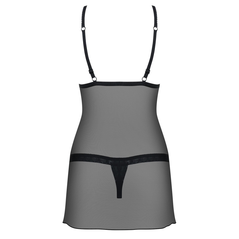 Bielizna Nocna 865-Che-1 Koszulka I Stringi - 4