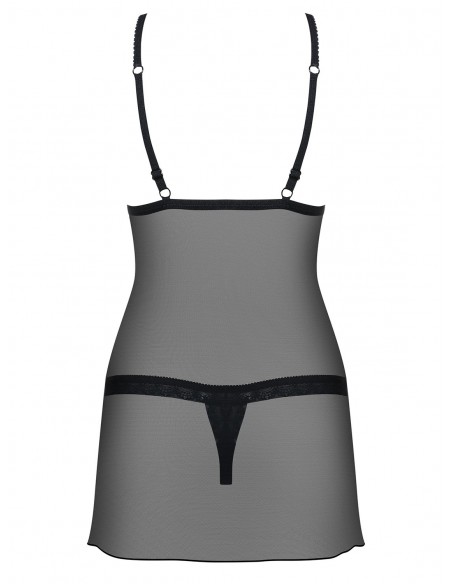 Bielizna Nocna 865-Che-1 Koszulka I Stringi  S/M - Koszule nocne - 4