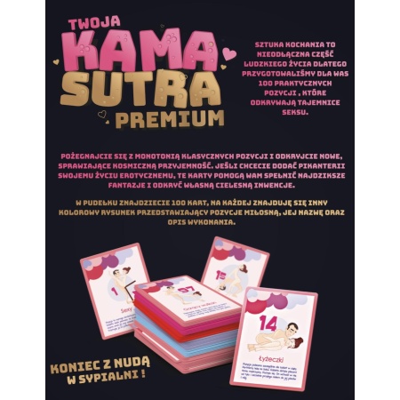 Karty Kamasutry Premium dla Par na Prezent - 2