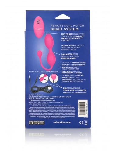 Wibrujące kulki gejszy Remote Dual Motor Kegel System - Kulki Gejszy i Jajeczka Wibrujące - 3
