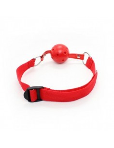 Knebel Easy Breathable Ball Gag (Rosso) - Kneble do ust - 1 2