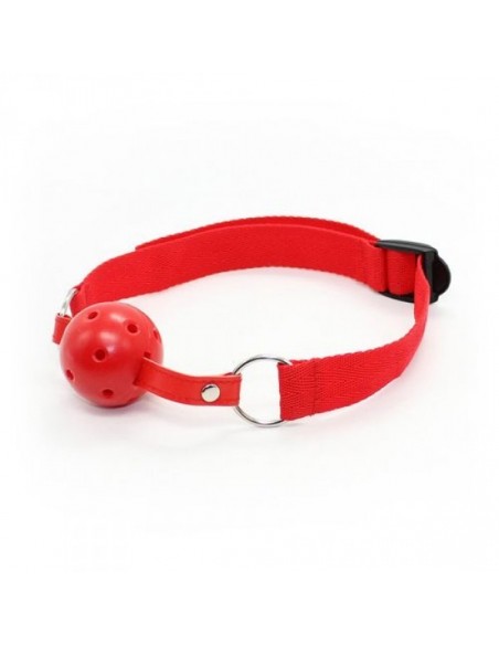 Knebel Easy Breathable Ball Gag (Rosso) - Kneble do ust - 4