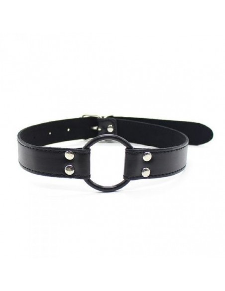 Knebel Easy Belt Ring Gag (Nero) - Kneble do ust - 1