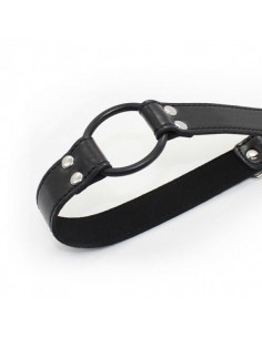 Knebel Easy Belt Ring Gag (Nero) - Kneble do ust - 1 2