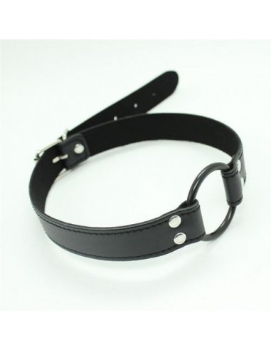 Knebel Easy Belt Ring Gag (Nero) - Kneble do ust - 4