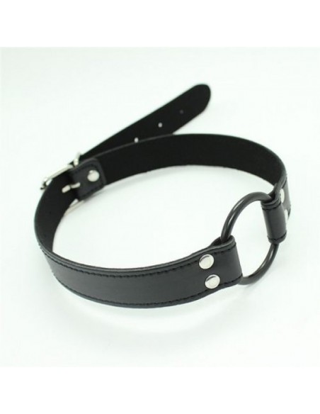 Knebel Easy Belt Ring Gag (Nero) - Kneble do ust - 4