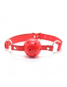 Knebel Breathable Ball Gag (Rosso) - Kneble do ust - 1
