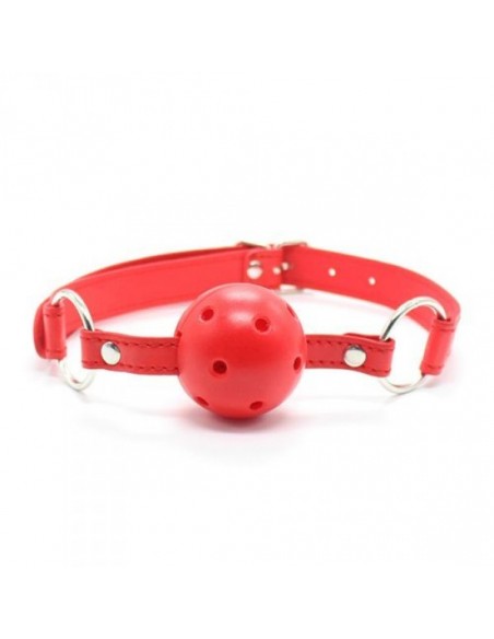 Knebel Breathable Ball Gag (Rosso) - Kneble do ust - 1