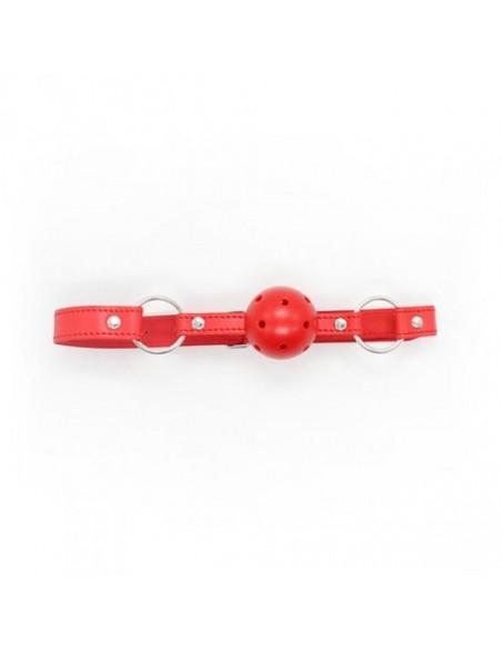 Knebel Breathable Ball Gag (Rosso) - Kneble do ust - 2