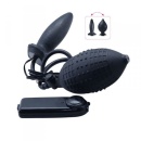 Nadmuchiwany wibrujący korek analny Timeless Anal Explorer 11 cm czarny - 2