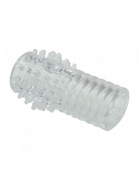 Nakładka Na Penisa  Tpe Cock Sleeve With Nodules. - Przedłużki i nakładki na penisa - 1