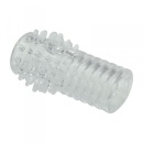Nakładka na penisa Cock Sleeve With Nodules 10 cm przezroczysta - 1