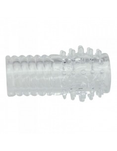 Nakładka Na Penisa  Tpe Cock Sleeve With Nodules. - Przedłużki i nakładki na penisa - 1 2