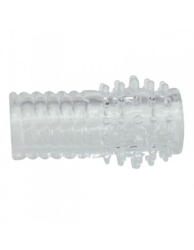 Nakładka Na Penisa  Tpe Cock Sleeve With Nodules. - Przedłużki i nakładki na penisa - 2