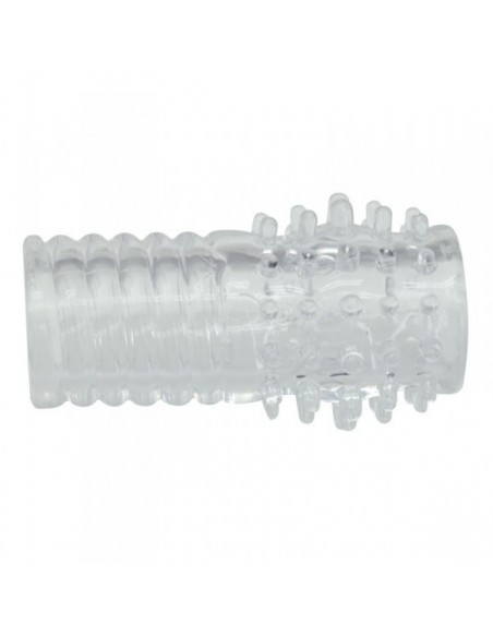 Nakładka Na Penisa  Tpe Cock Sleeve With Nodules. - Przedłużki i nakładki na penisa - 2