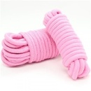 Lina bawełniana COTTON ROPE 10 m różowa - 1