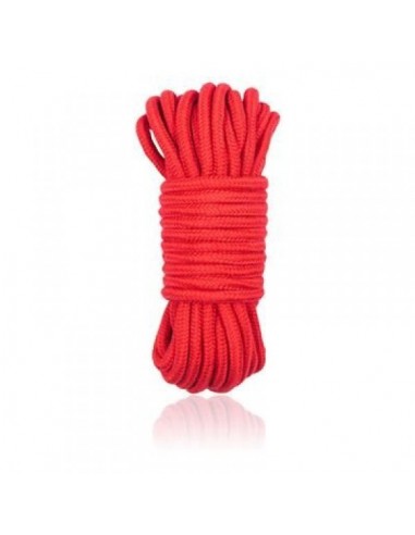 Lina BDSM Cotton Rope Red 5 m - Liny, sznury BDSM - 1