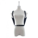 Total Back Restraint Arms - Regulowane wiązanie rąk z czarnej skóry syntetycznej - 4