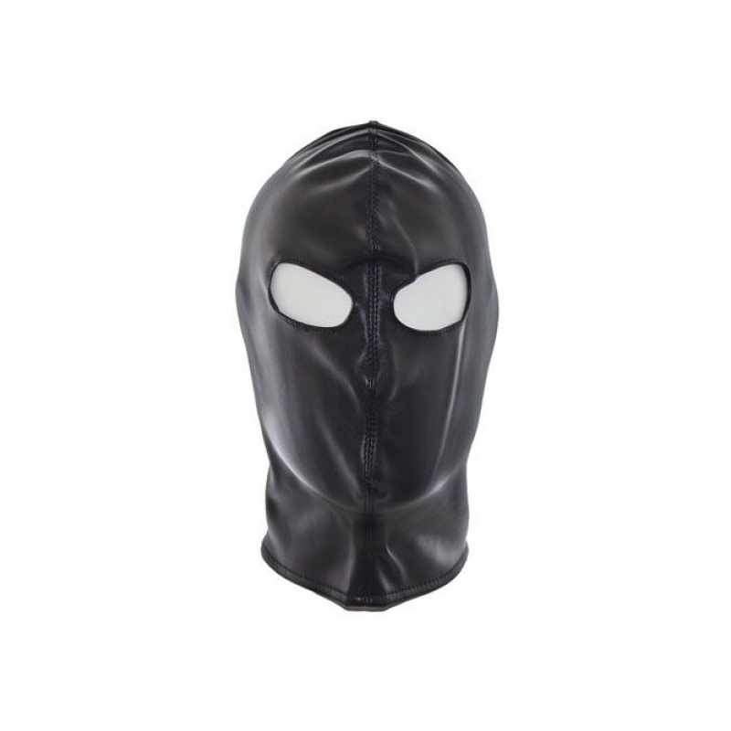 Maska Only Eyes Mask - czarna skórzana maska z otworami na oczy - 1