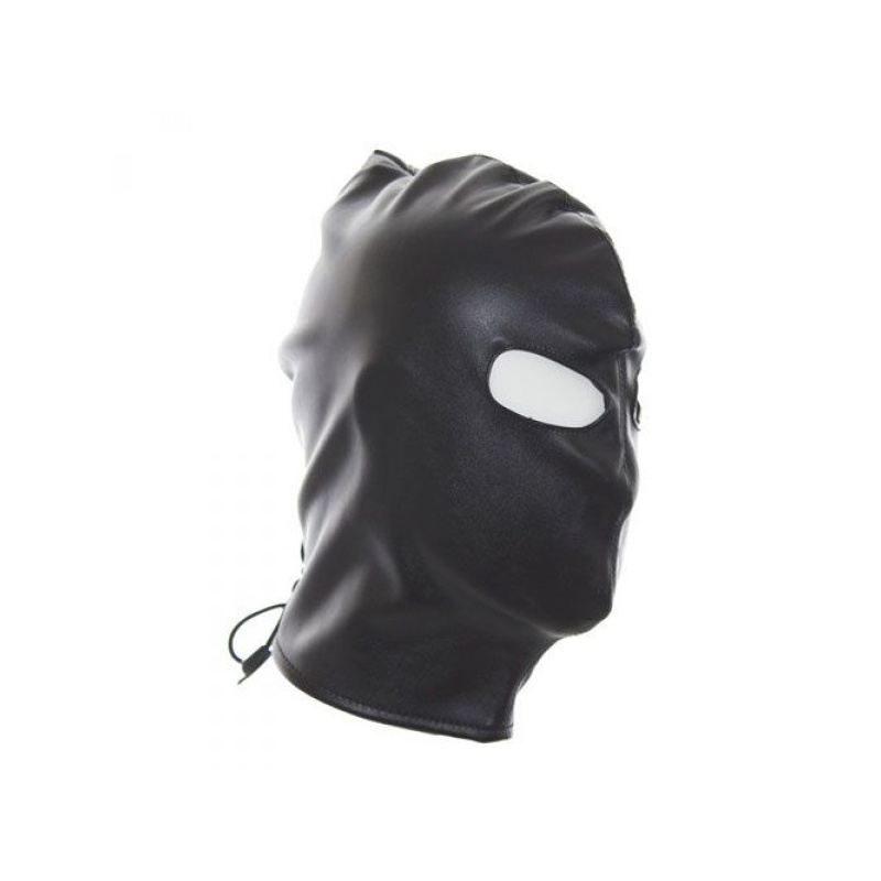 Maska Only Eyes Mask - czarna skórzana maska z otworami na oczy - 2
