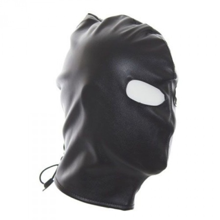 Maska Only Eyes Mask - czarna skórzana maska z otworami na oczy - 2