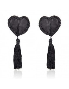 Nasutniki Heart Nipples Tassels BLACK - Nasutniki - 1