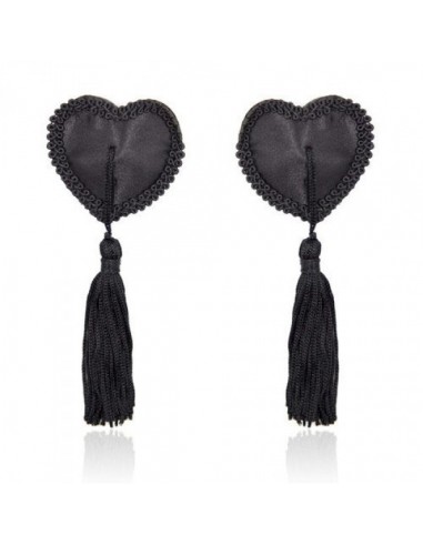 Nasutniki Heart Nipples Tassels BLACK - Nasutniki - 1