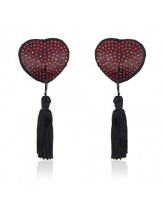 Nasutniki Heart shine nipples tassels (rosso) - Nasutniki - 1