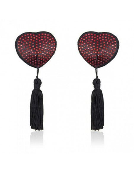 Nasutniki Heart shine nipples tassels (rosso) - Nasutniki - 1