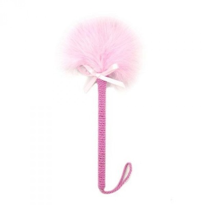 Piórko do łaskotania Soft skin duster 22 cm różowe - 1