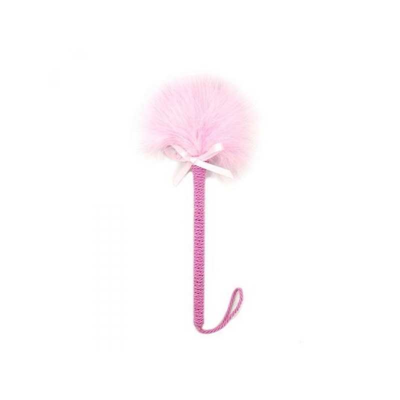 Piórko do łaskotania Soft skin duster 22 cm różowe - 1
