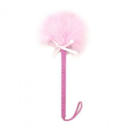 Piórko do łaskotania Soft skin duster 22 cm różowe - 1