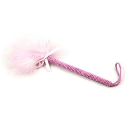 Piórko do łaskotania Soft skin duster 22 cm różowe - 2