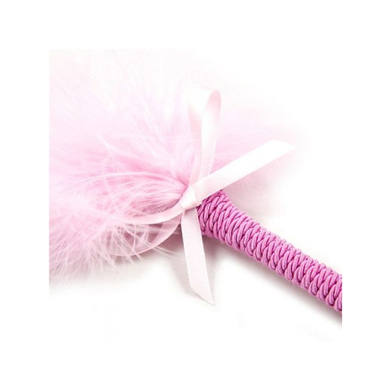 Piórko do łaskotania Soft skin duster 22 cm różowe - 3