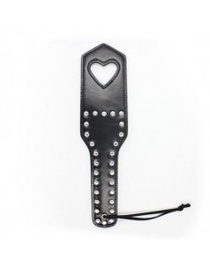 Packa Do Klapsów Heart Paddle Black - Baty, pejcze i packi - 1