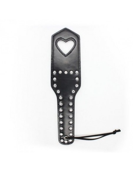 Packa Do Klapsów Heart Paddle Black - Baty, pejcze i packi - 1