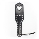 Packa Heart Paddle 31 cm, czarna z otworem w kształcie serca - 1