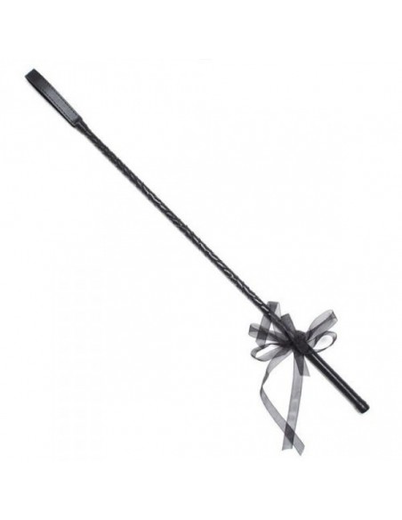 Pejcz BDSM Frustino Ribbon Horse Whip Black - Baty, pejcze i packi - 1