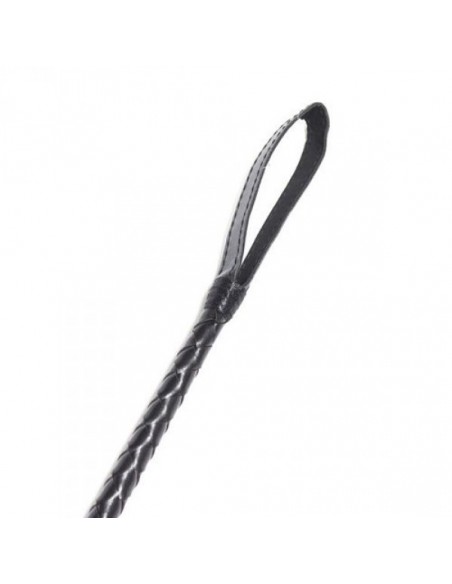 Pejcz BDSM Frustino Ribbon Horse Whip Black - Baty, pejcze i packi - 2