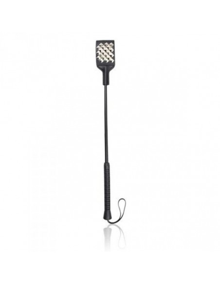 Pejcz BDSM Frustino Square Spot Riding Crop Black - Baty, pejcze i packi - 1