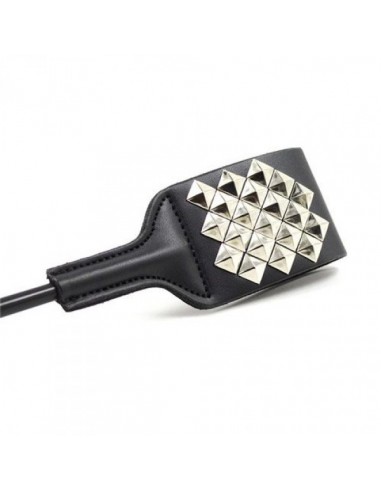 Pejcz BDSM Frustino Square Spot Riding Crop Black - Baty, pejcze i packi - 2