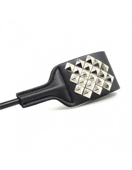 Pejcz BDSM Frustino Square Spot Riding Crop Black - Baty, pejcze i packi - 2