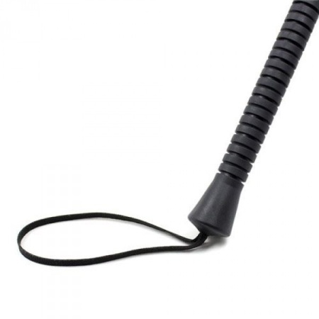 Pejcz z packą Square Spot Riding Crop 53 cm, czarny - 3
