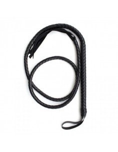 Pejcz BDSM Frusta Indy Flog Whip Black - Baty, pejcze i packi - 1