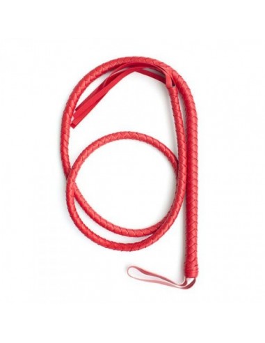 Pejcz BDSM Frusta Indy Flog Whip Red - Baty, pejcze i packi - 1