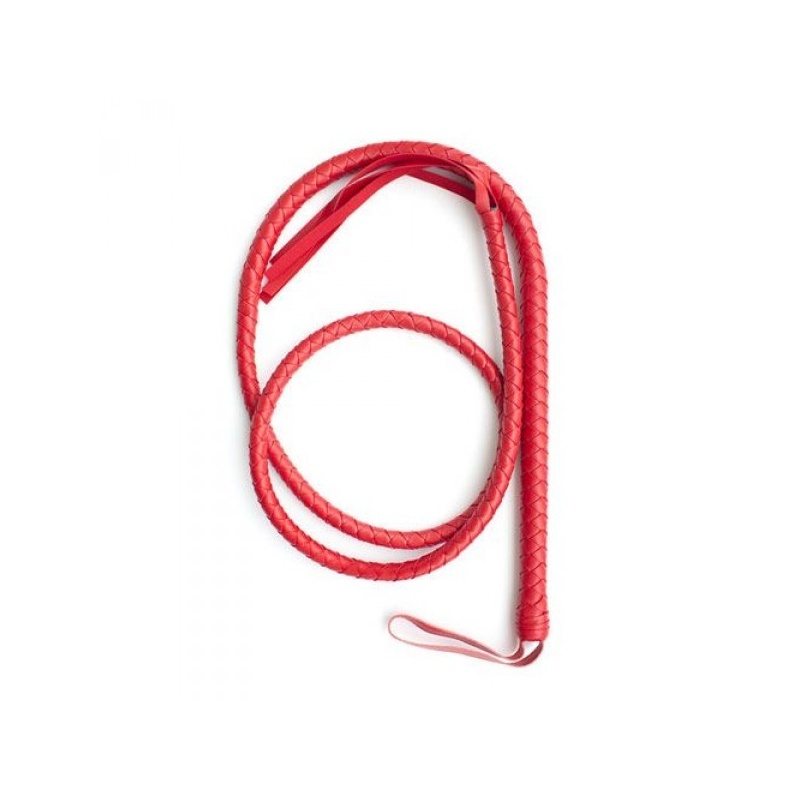 Pejcz Indy Flog Whip czerwony 200 cm - 1