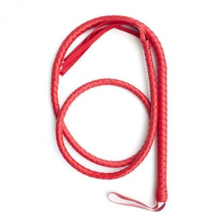 Pejcz Indy Flog Whip czerwony 200 cm - 1